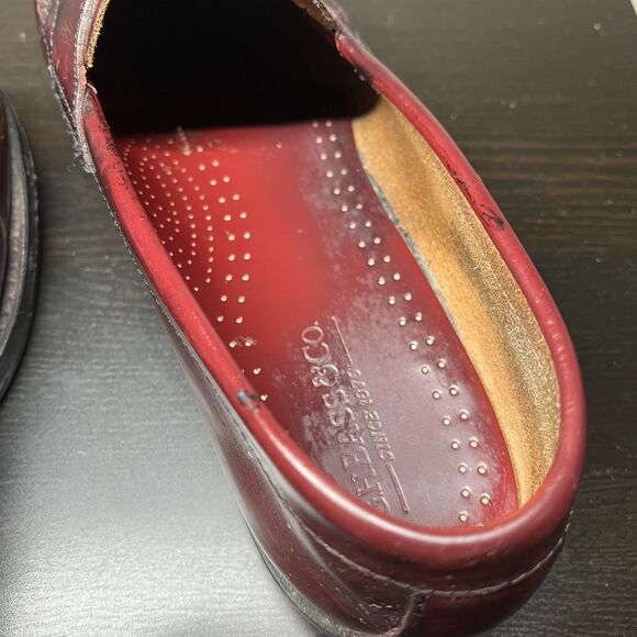 G.H. Bass & Co. Weejuns 731 Heritage Mens 12D Wine Penny Loafers
